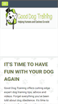 Mobile Screenshot of gooddogsrule.com